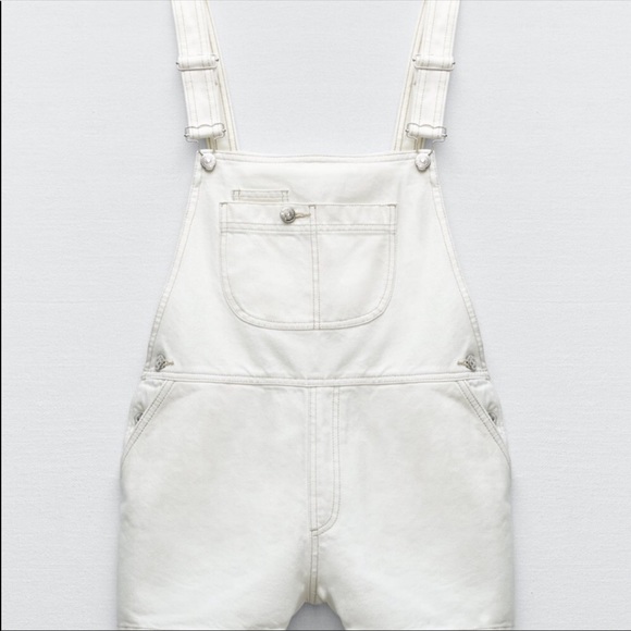 Zara White Overalls - Picture 2 of 10